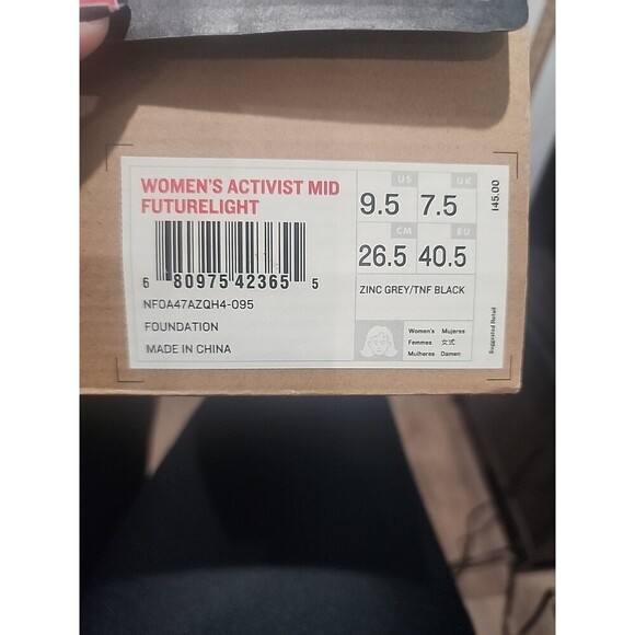 The North Face Activist Mid Futurelight Womens 9.5 Trail Hiking Boots Black Pink - Picture 4 of 9